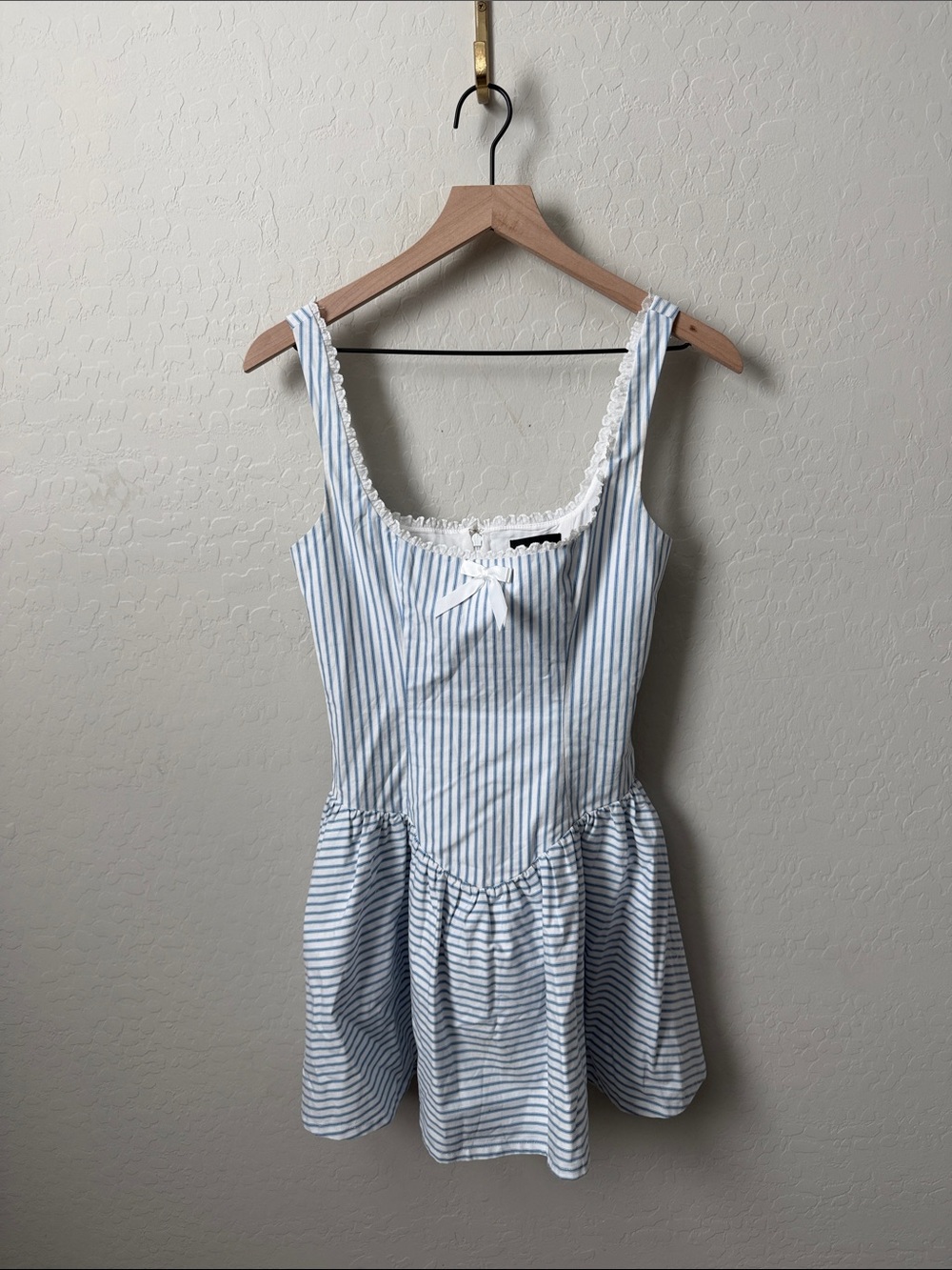 MAJORELLE x Maggie Macdonald Cynthia Milkmaid Mini Dress Size XS - Picture 2 of 7